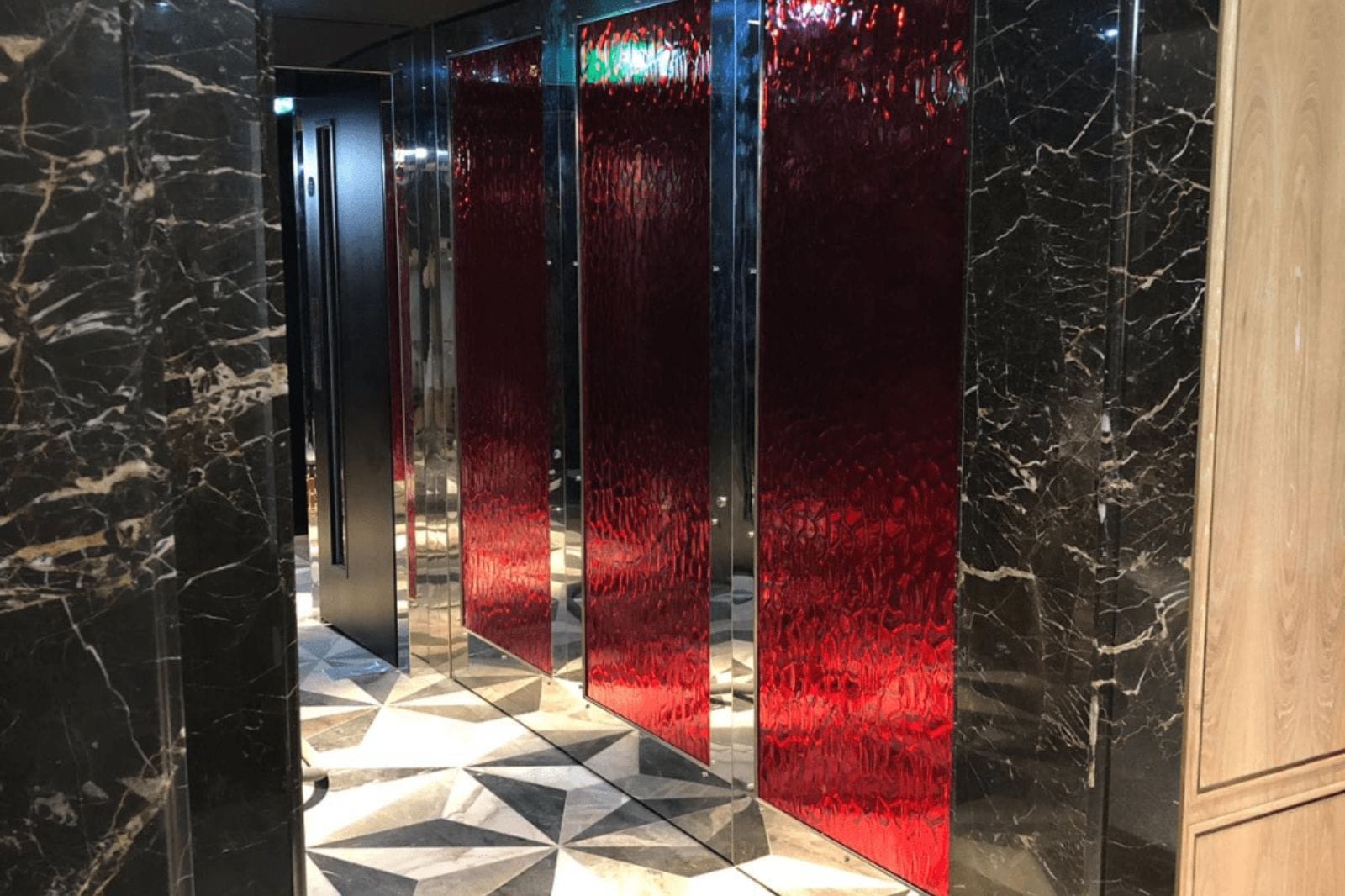 Baccarat Bar Archway at Harrods