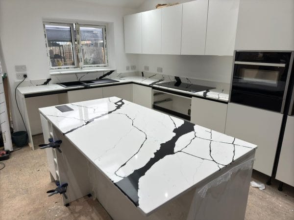 Infiniti Stone - Calacatta Noir - Image 2